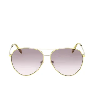 Emilio Pucci 63MM Yellow Aviator Sunglasses