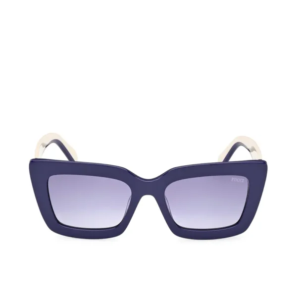 Emilio Pucci Rectangular Lilac Sunglasses 54mm