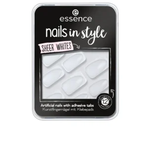 Essence Artificial Nails #11 Sheer Whites - 12 Units