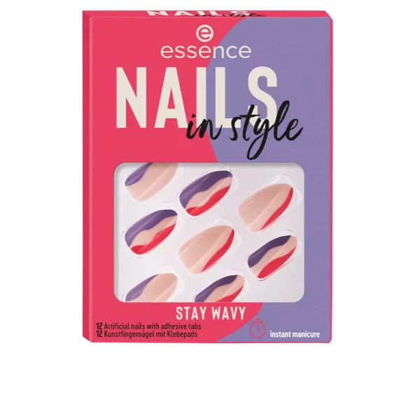 Essence Artificial Nails #Stay Wavy - 12 Units