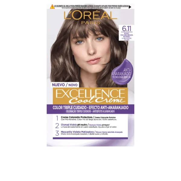 Excellence Cool Dye #6.11 Dark Ash Blonde 192ML