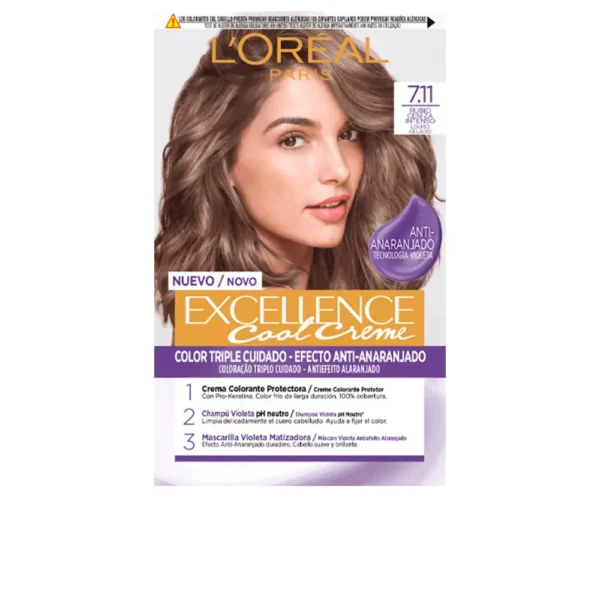 Excellence Cool Dye #7.11 Intense Ash Blonde 192ml