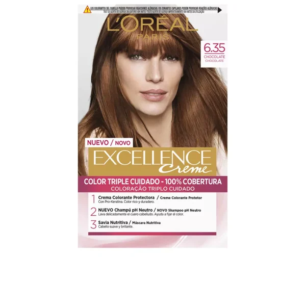 Excellence Creme 6.35 Chocolate Hair Color 192ML