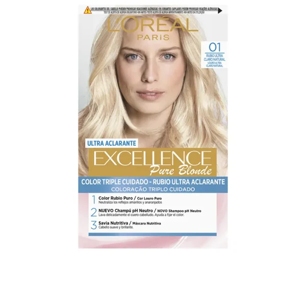 Excellence Creme Dye #01 Natural Ultra Light Blonde 192ML