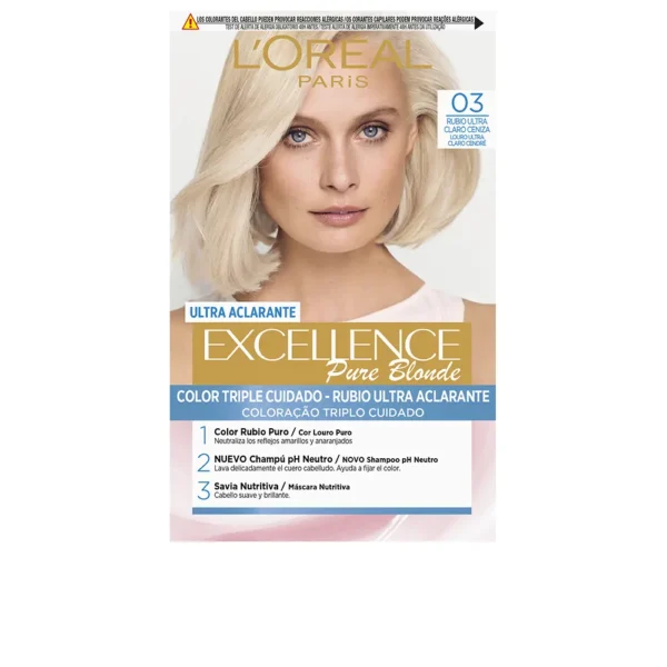 Excellence Creme Dye #03 Ultra Light Ash Blonde 192ML