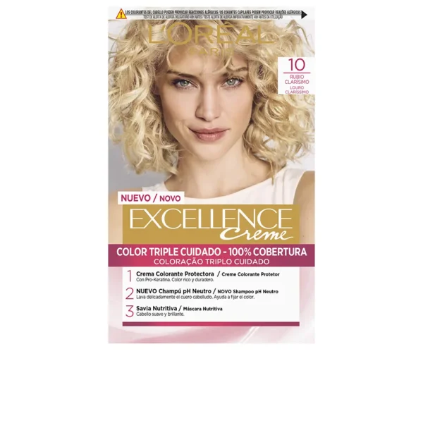 Excellence Creme Dye #10 Very Light Blonde 192ML