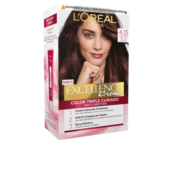 Excellence Creme Dye #4.15 Frosty Dark Brown 192ML
