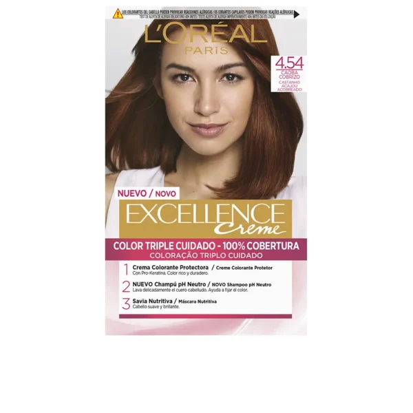 Excellence Creme Dye #4.54 Copper Mahogany Chestnut 192ML