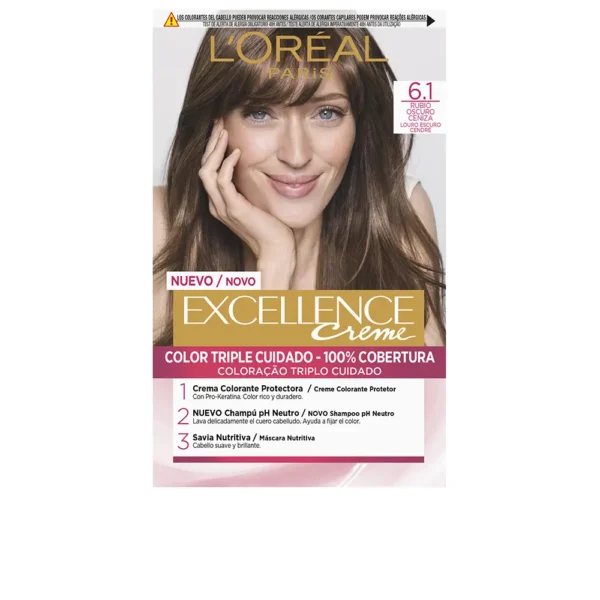 Excellence Creme Dye #6.1 Dark Ash Blonde 192ML