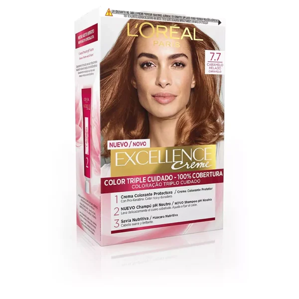 Excellence Creme Dye 7.7 Iced Caramel 192ML