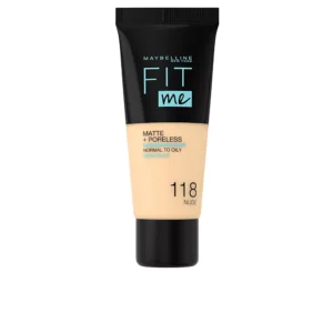 Fit Me Matte + Poreless Foundation #118 Nude 30ml