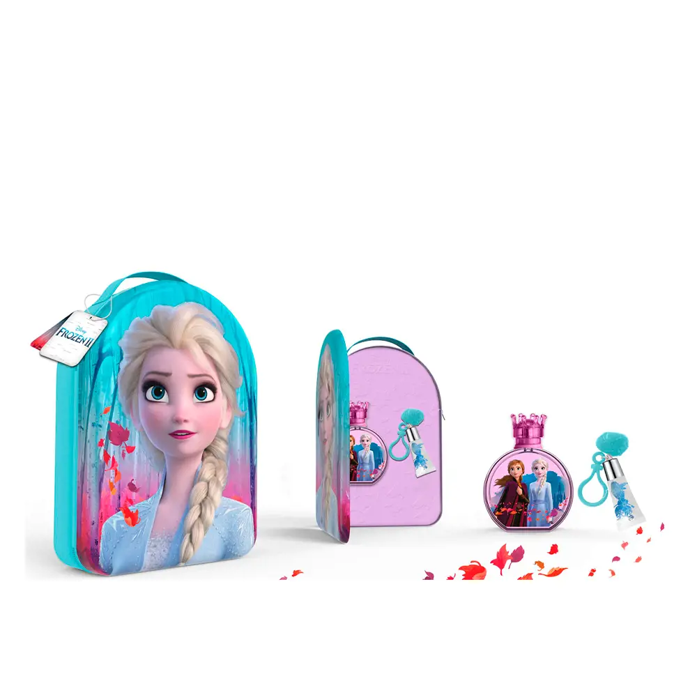 Frozen Toiletry Bag Set with Eau de Toilette and Lip Gloss