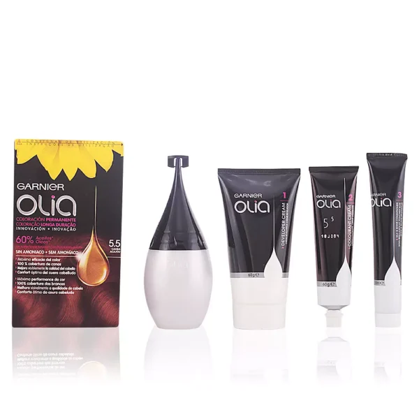 GARNIER OLIA Permanent Color Set #5.5 Mahogany