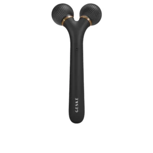 GESKE Smart App Guided 4-in-1 Sonic Facial Roller - Black