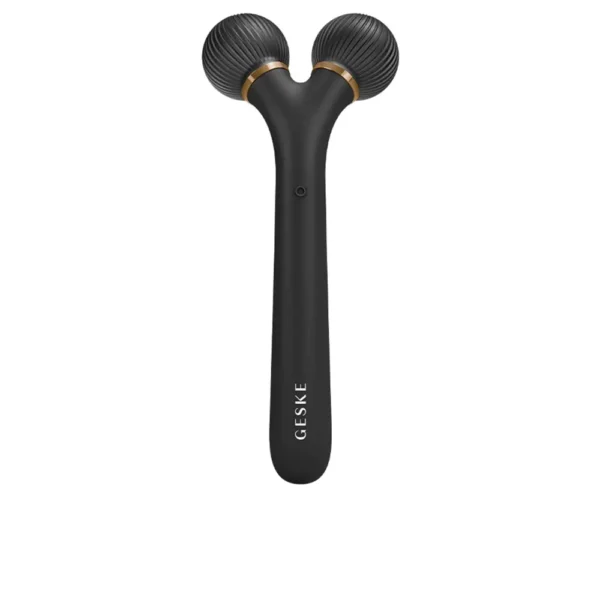 GESKE Smart App Guided 4-in-1 Sonic Facial Roller - Black