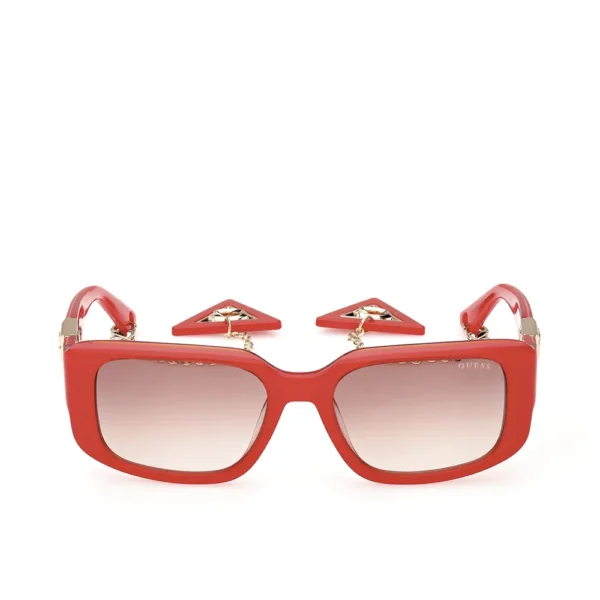 GU7891 Red Rectangular Sunglasses 140mm