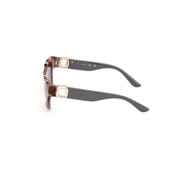 GUESS 55B Rectangular Sunglasses 56mm - Havana Color - Image 3
