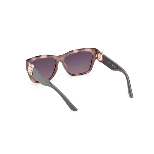 GUESS 55B Rectangular Sunglasses 56mm - Havana Color - Image 4