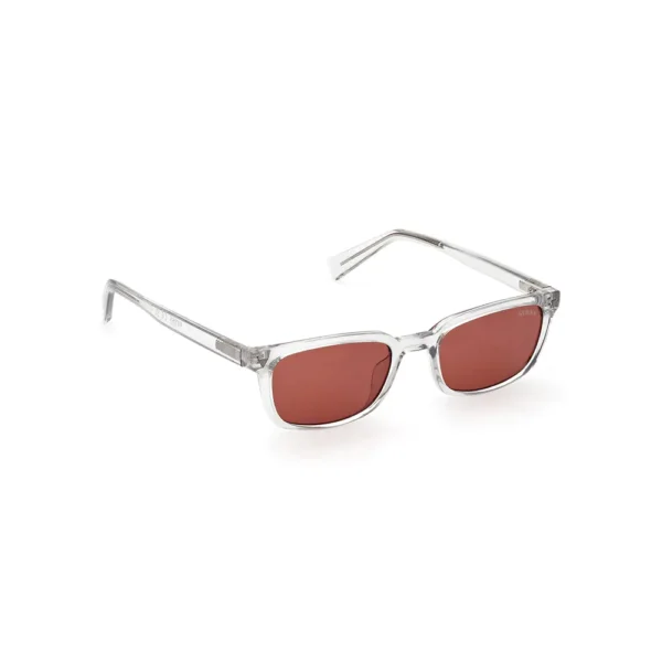 GUESS GAFAS Rectangular Sunglasses 150mm Grey Transparent - Image 2