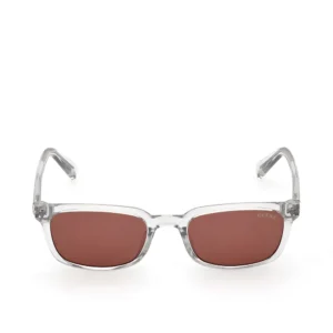 GUESS GAFAS Rectangular Sunglasses 150mm Grey Transparent