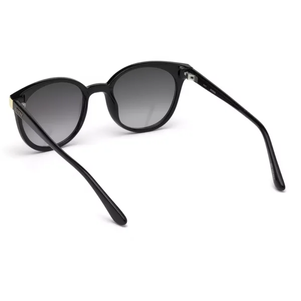 GUESS GU7550 01B Round Sunglasses 140mm - Black - Image 4