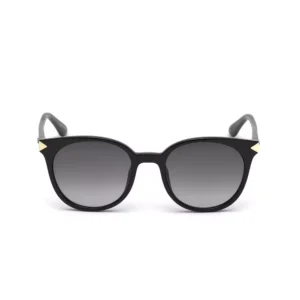 GUESS GU7550 01B Round Sunglasses 140mm - Black