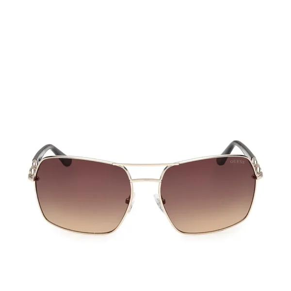 GUESS Golden Aviator Sunglasses 130mm