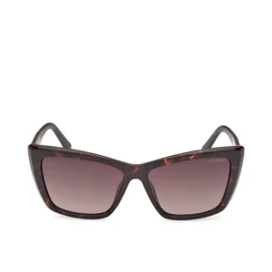 GUESS Havana Cat Eye Sunglasses 55mm