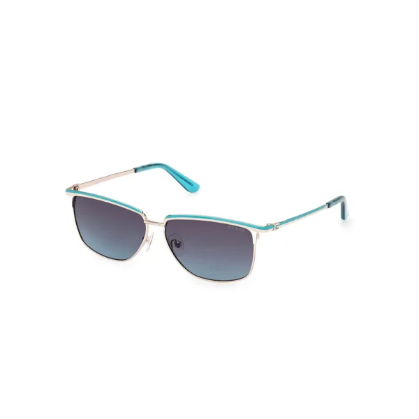 GUESS Rectangular Blue Sunglasses 56mm - Image 2