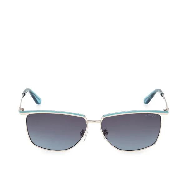 GUESS Rectangular Blue Sunglasses 56mm