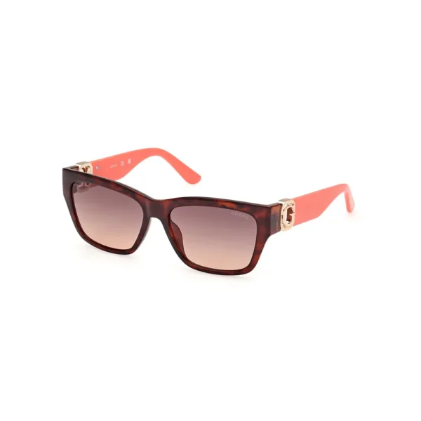 GUESS Rectangular Sunglasses 56mm - Havana - Image 2