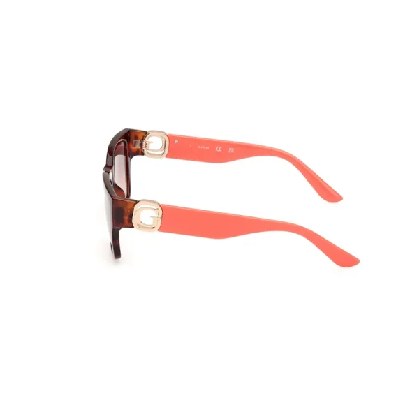 GUESS Rectangular Sunglasses 56mm - Havana - Image 3