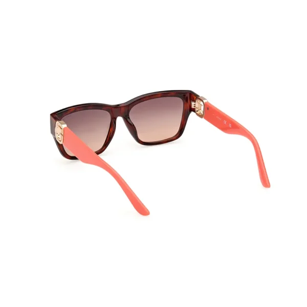 GUESS Rectangular Sunglasses 56mm - Havana - Image 4