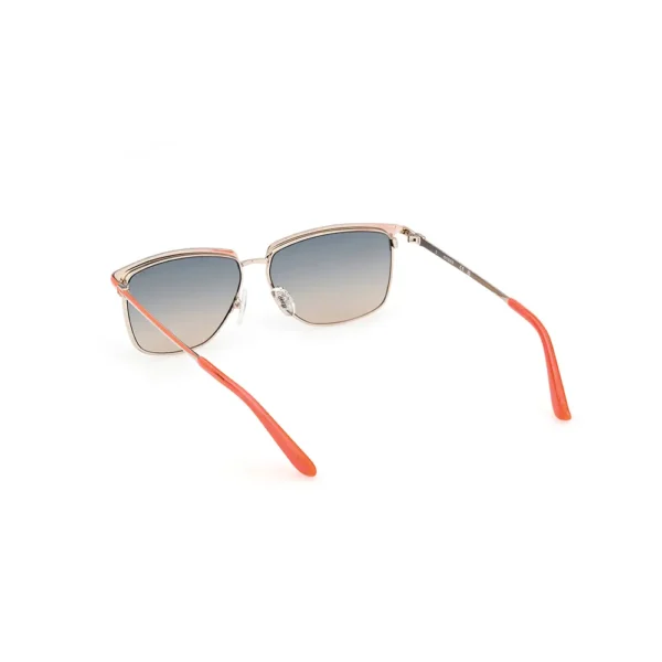 GUESS Rectangular Sunglasses GU00133 56mm Orange - Image 4
