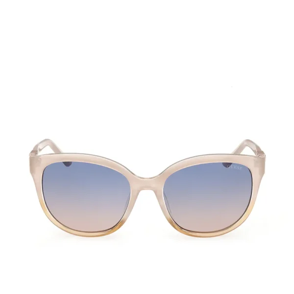 GUESS Round Beige Sunglasses 135mm