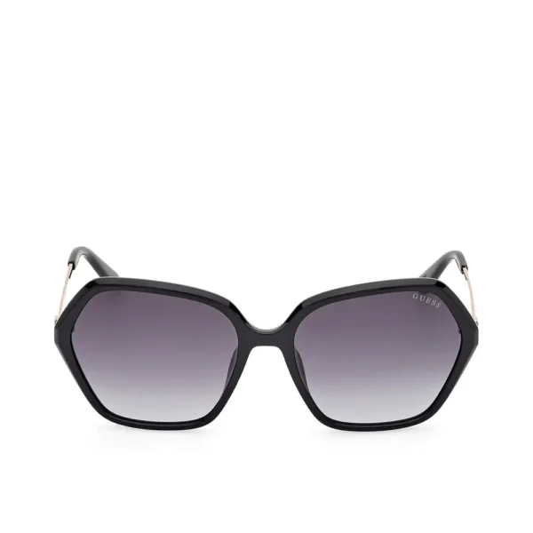 GUESS Round Black Sunglasses 55mm