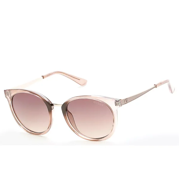 GUESS Round Brown Sunglasses GU7459 57F 140mm - Image 2