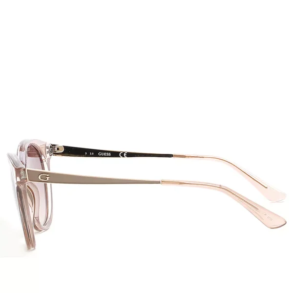 GUESS Round Brown Sunglasses GU7459 57F 140mm - Image 3