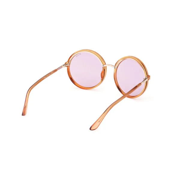 GUESS Round Sunglasses 140mm Orange - Image 4