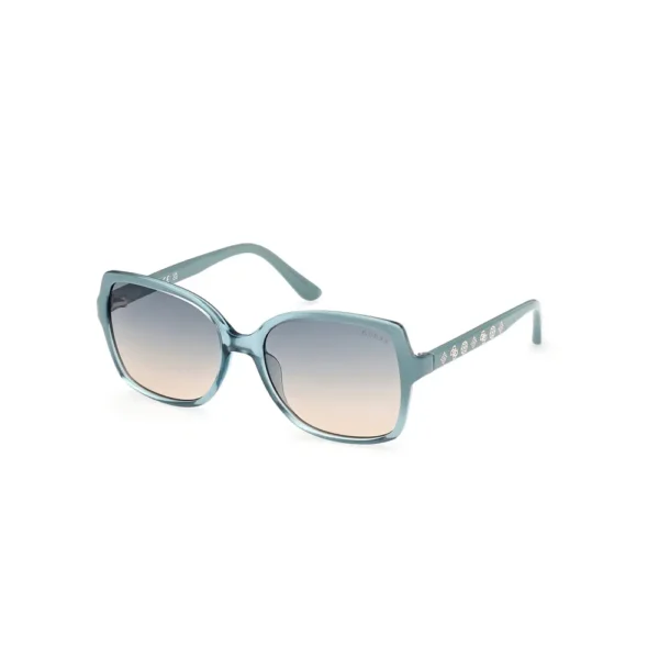 GUESS Turquoise Square Sunglasses 55MM - Image 2