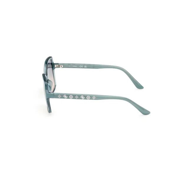 GUESS Turquoise Square Sunglasses 55MM - Image 3