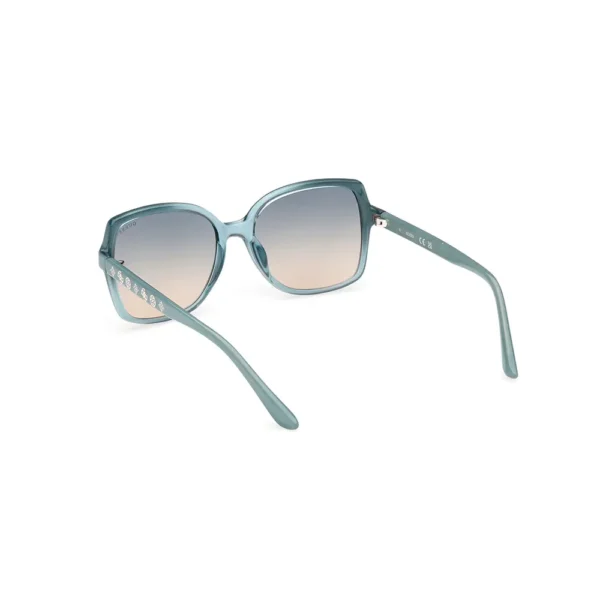 GUESS Turquoise Square Sunglasses 55MM - Image 4