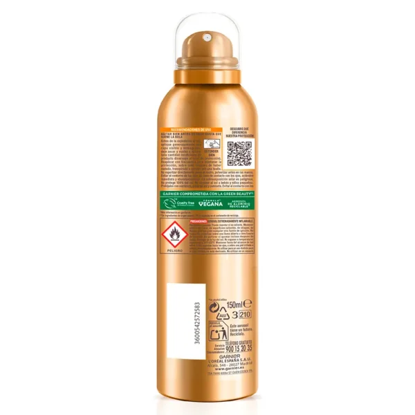 Garnier Delial Ideal Bronze SPF30 Protective Mist 150ML - Image 2