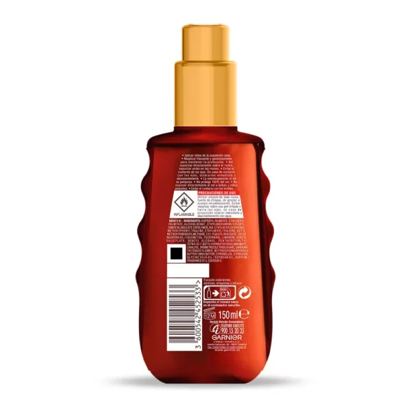 Garnier Golden Sublime SPF30 Spray Oil 150ml - Image 2