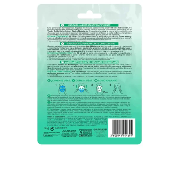 Garnier HydraBomb Mattifying Facial Mask 28g - Image 2