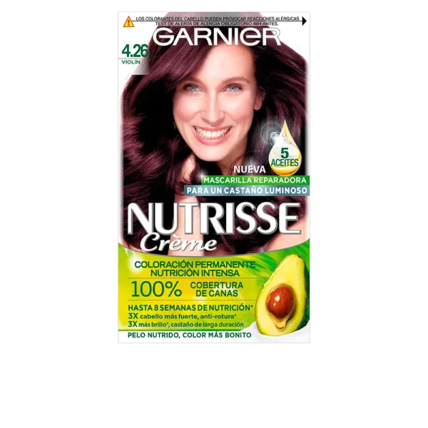 Garnier Nutrisse 4.26 Cassis Hair Color - 3 Units