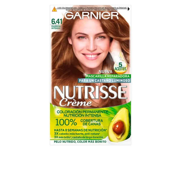 Garnier Nutrisse Sweet Amber Hair Color #6.41 - 3 Units