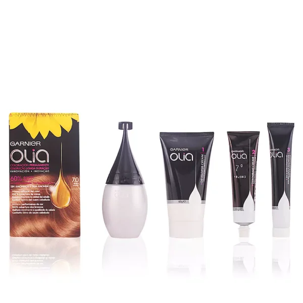 Garnier Olia Permanent Color #7.0 Blonde Set of 4