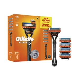 Gillette Fusion 5 Razor With 5 Spare Parts