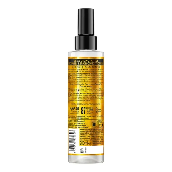 Gliss Oil Nutritive Conditioner Spray 200ML - Image 2